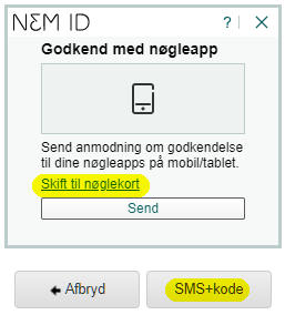 NemId når du betaler med kort